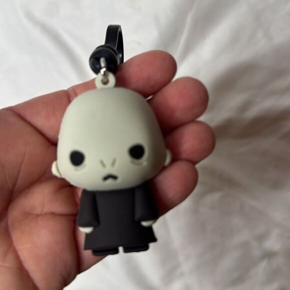 Lord Voldemort Harry Potter Silicone Rubber Keychain Bag Clip. - Picture 2 of 3